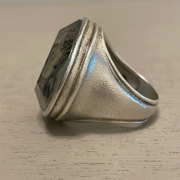 Silpada Abalone Rock Ring R2760 - Picture 4 of 14